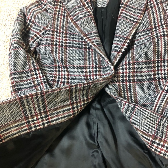 ZARA WOOL LONG BLAZER COAT - Picture 5 of 10